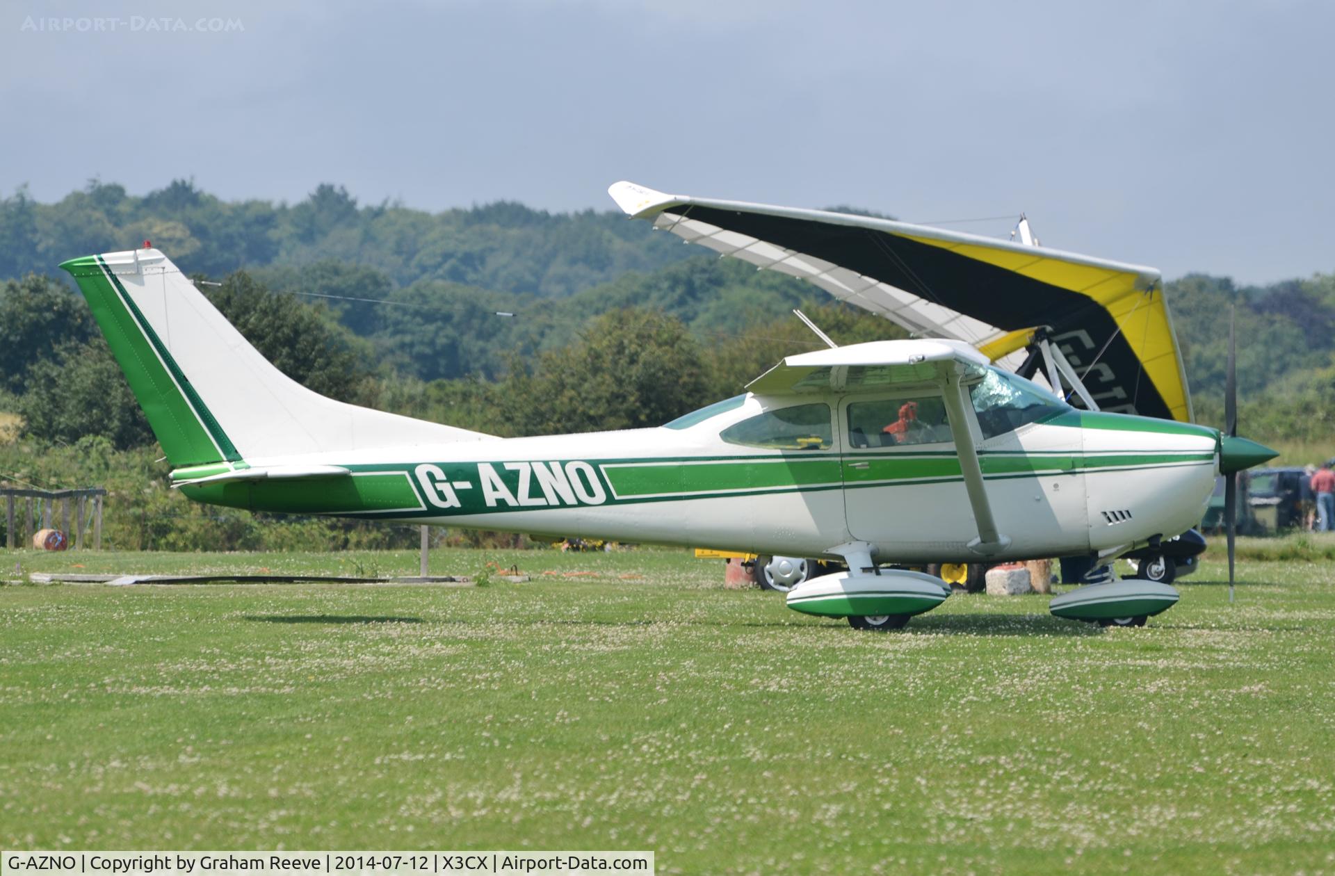 G-AZNO, 1972 Cessna 182P Skylane C/N 182-61005, Parked at Northrepps.