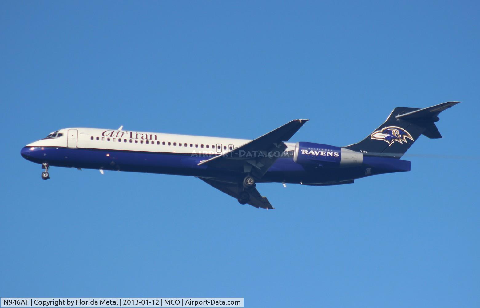 N946AT, 1999 Boeing 717-200 C/N 55009, Air Tran Ravens 717