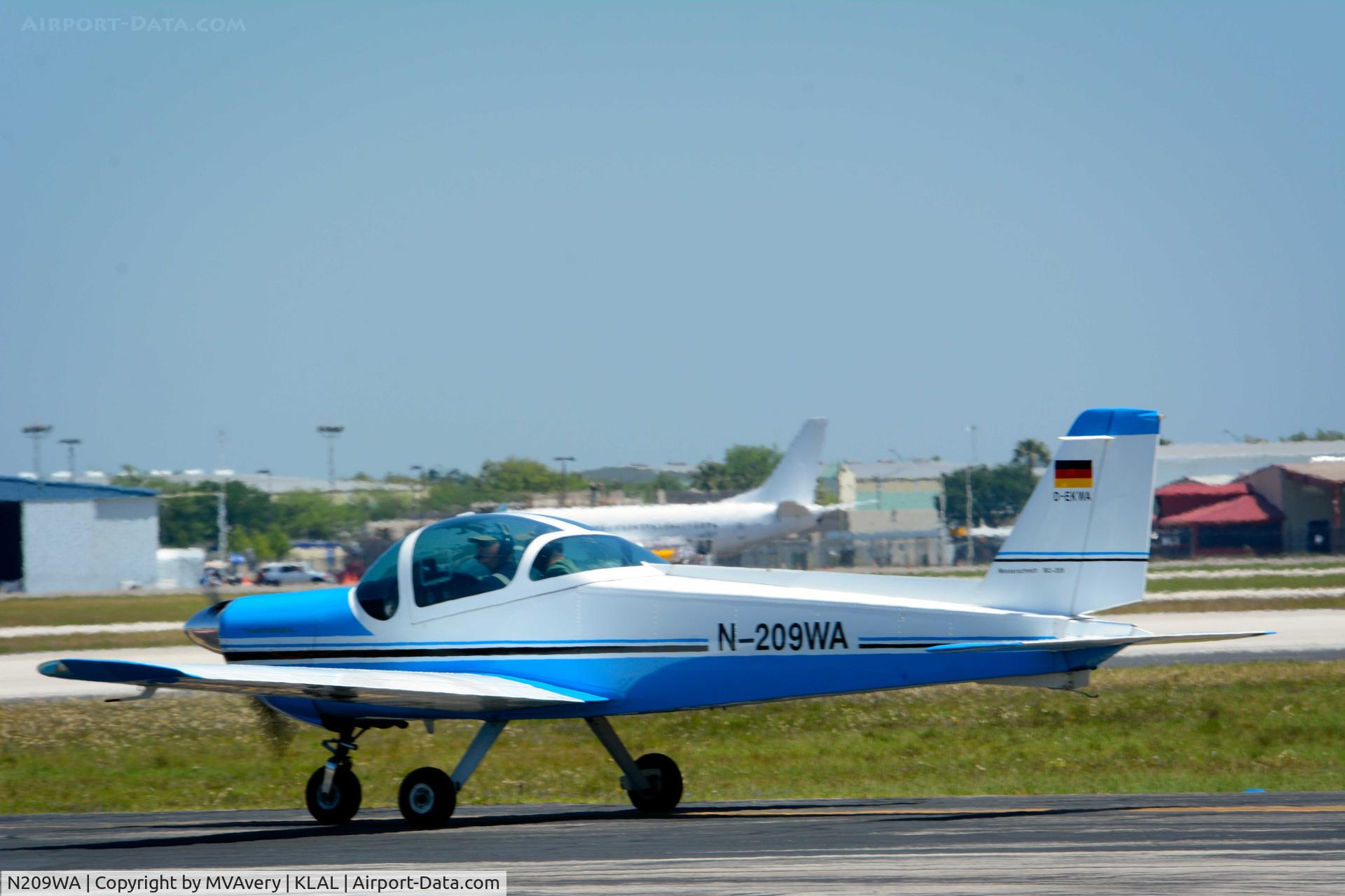 N209WA, 1971 Bolkow Bo-209 Monsun C/N 122, 2014 Sun n Fun