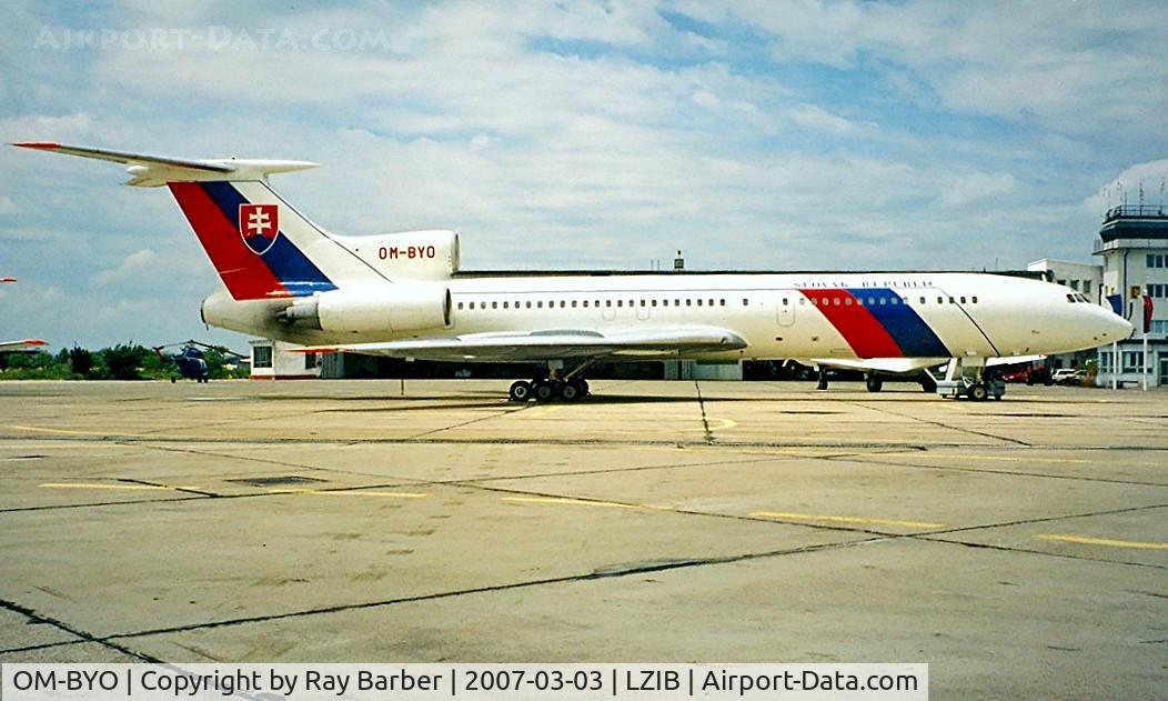 OM-BYO, 1989 Tupolev Tu-154M C/N 89A803, Tupolev Tu-154M [89A-803] (Government of Slovakia) Bratislava-M R Stefanik~OM 21/06/1996