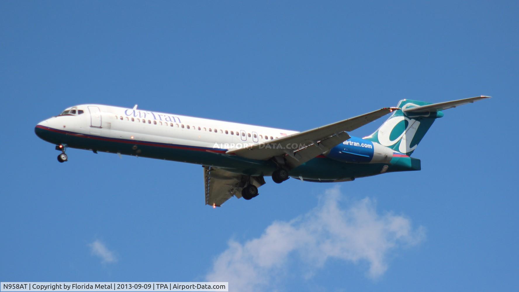 N958AT, 2001 Boeing 717-200 C/N 55020, Air Tran 717