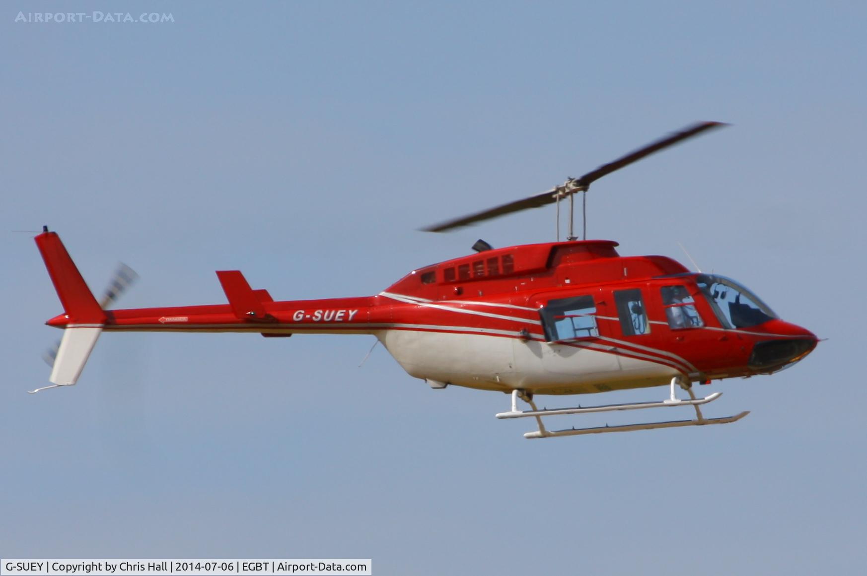 G-SUEY, 1981 Bell 206L-1 LongRanger II C/N 45612, ferrying race fans to the British F1 Grand Prix at Silverstone