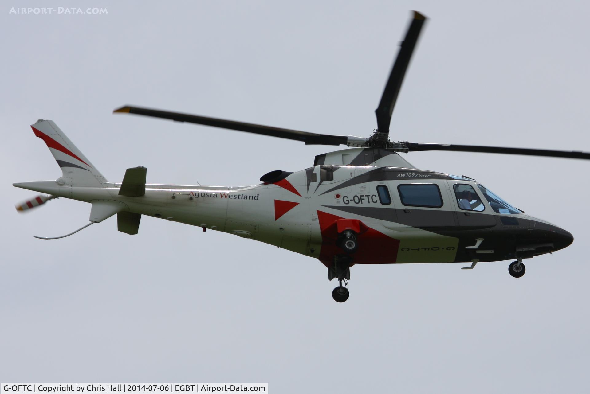 G-OFTC, 1999 Agusta A-109E Power C/N 11043, ferrying race fans to the British F1 Grand Prix at Silverstone