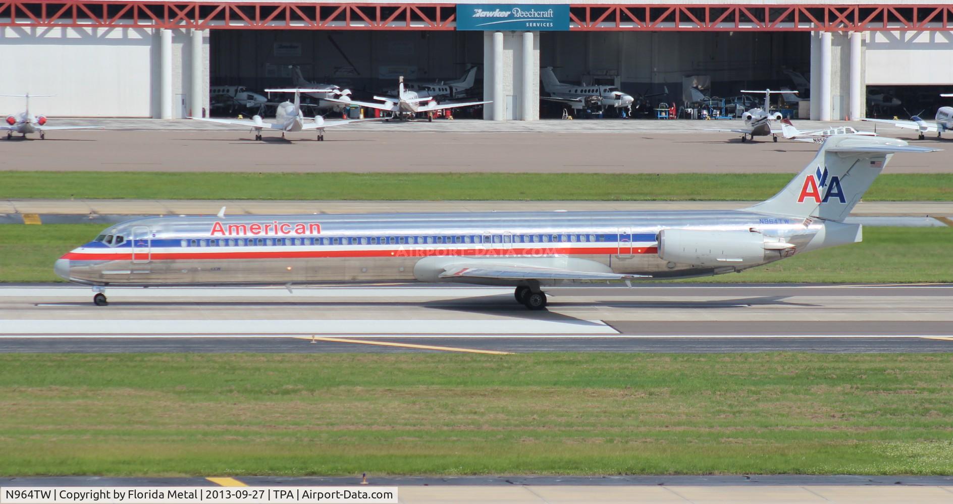 N964TW, 1999 McDonnell Douglas MD-83 (DC-9-83) C/N 53614, American MD-83