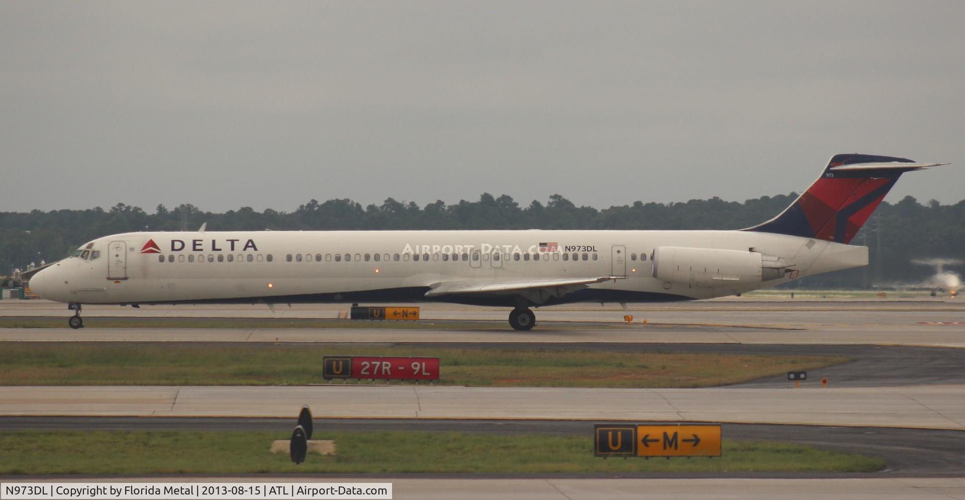 N973DL, 1991 McDonnell Douglas MD-88 C/N 53241, Delta MD-88