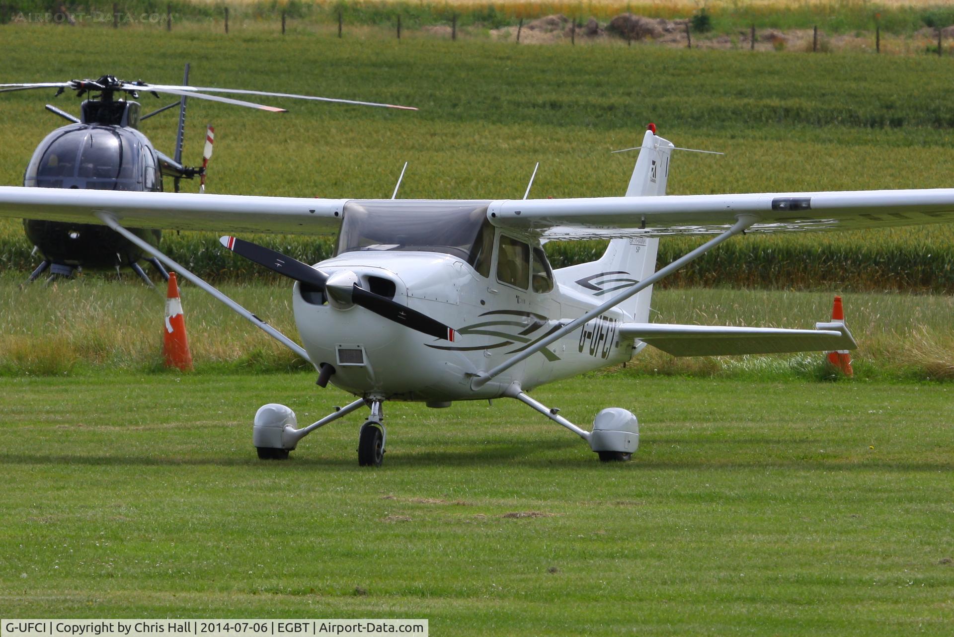 G-UFCI, 2007 Cessna 172S C/N 172S-10508, visitor at Turweston