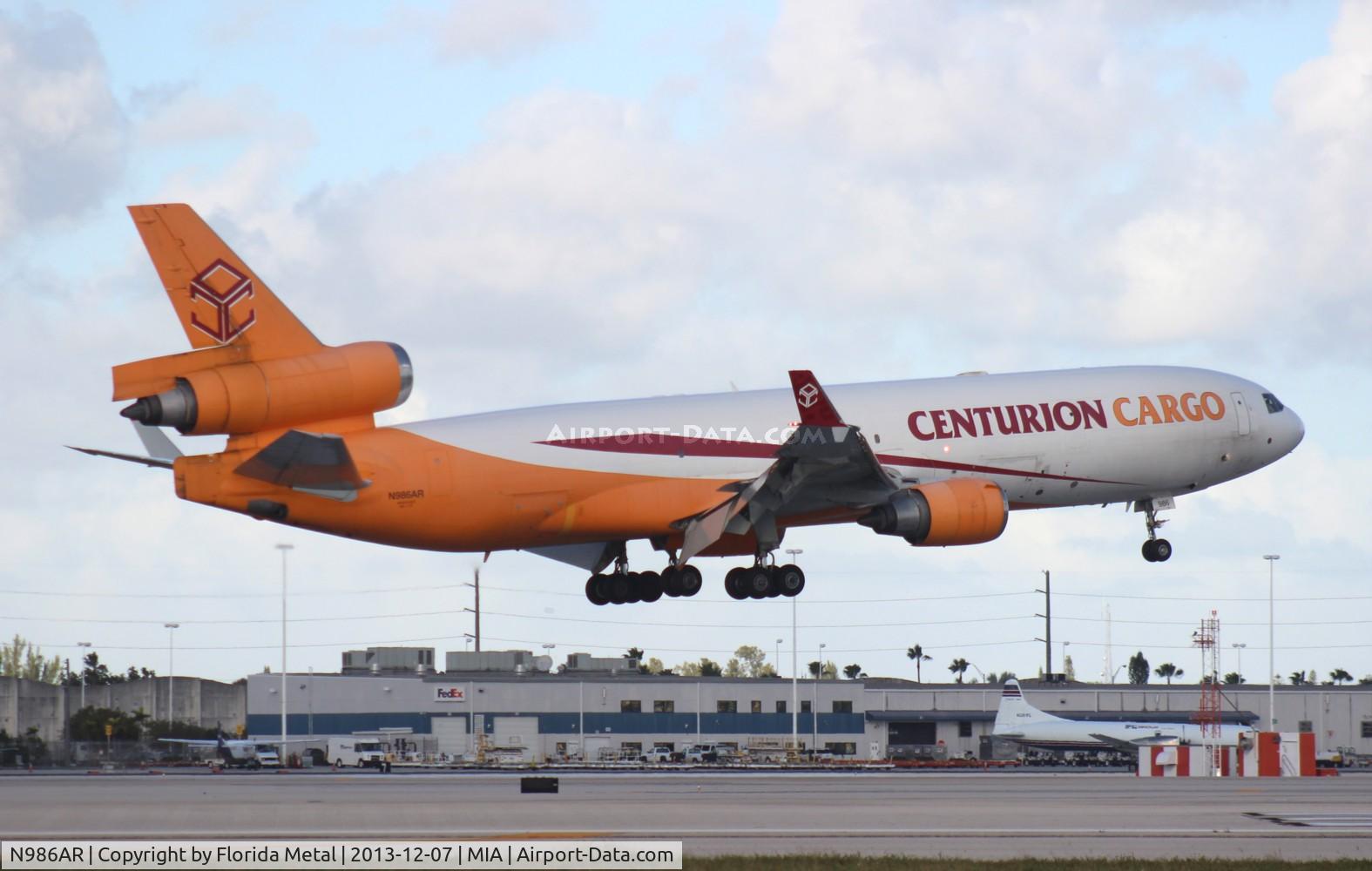 N986AR, 1991 McDonnell Douglas MD-11F C/N 48426, Centurion MD-11F