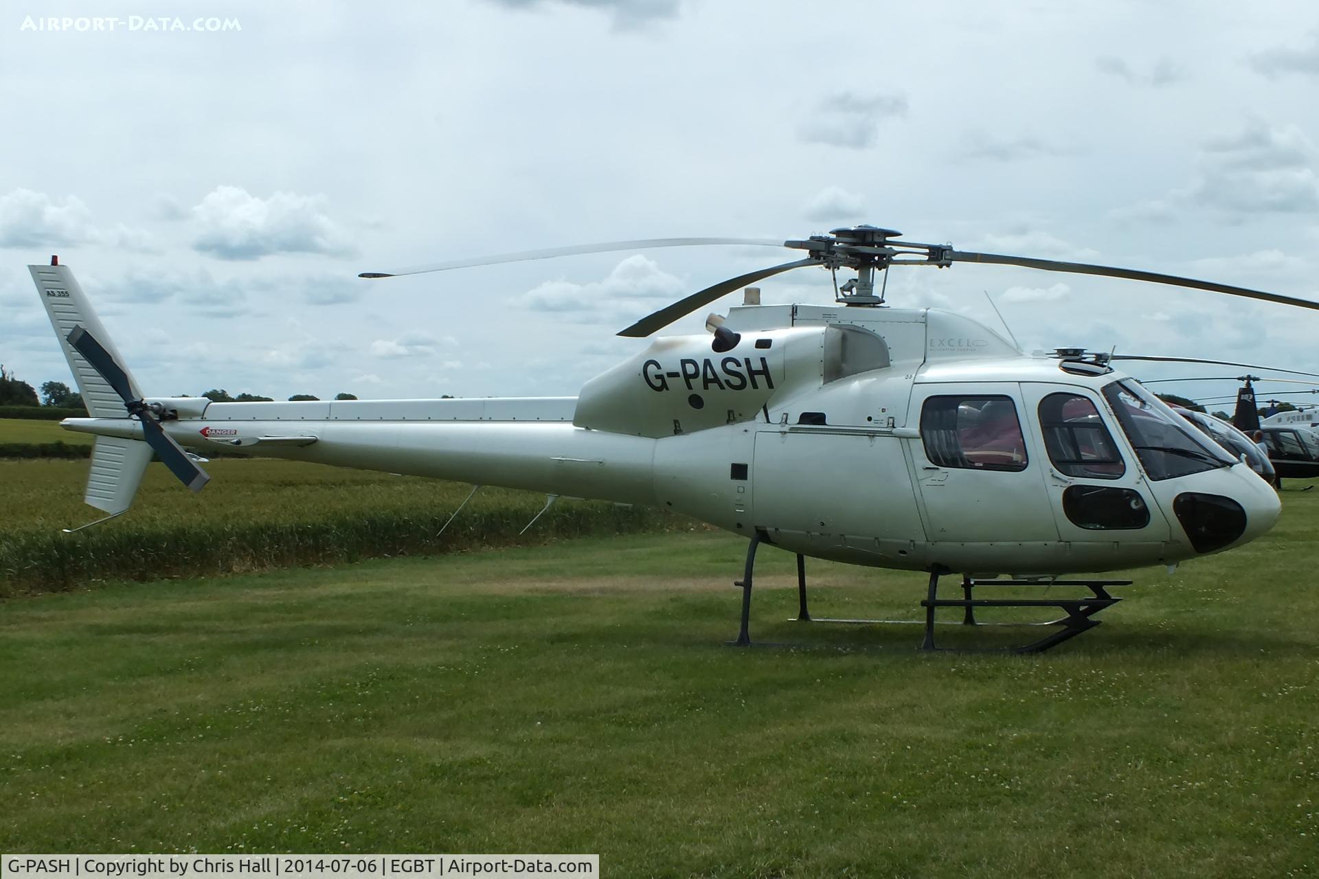 G-PASH, 1981 Aerospatiale AS-355F-1 Ecureuil 2 C/N 5040, ferrying race fans to the British F1 Grand Prix at Silverstone