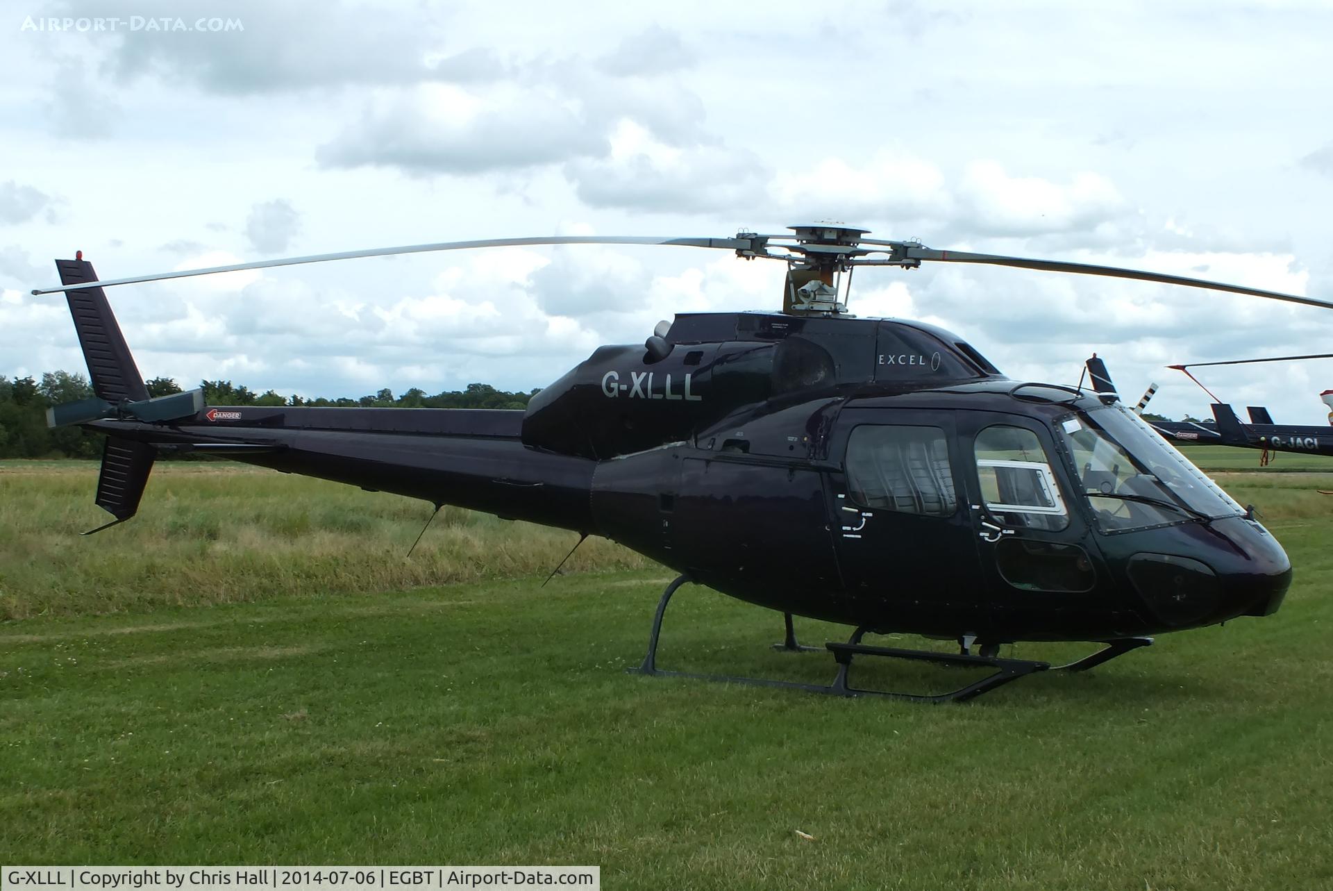 G-XLLL, 1981 Aerospatiale AS-355F-1 Twin Squirrel C/N 5033, ferrying race fans to the British F1 Grand Prix at Silverstone