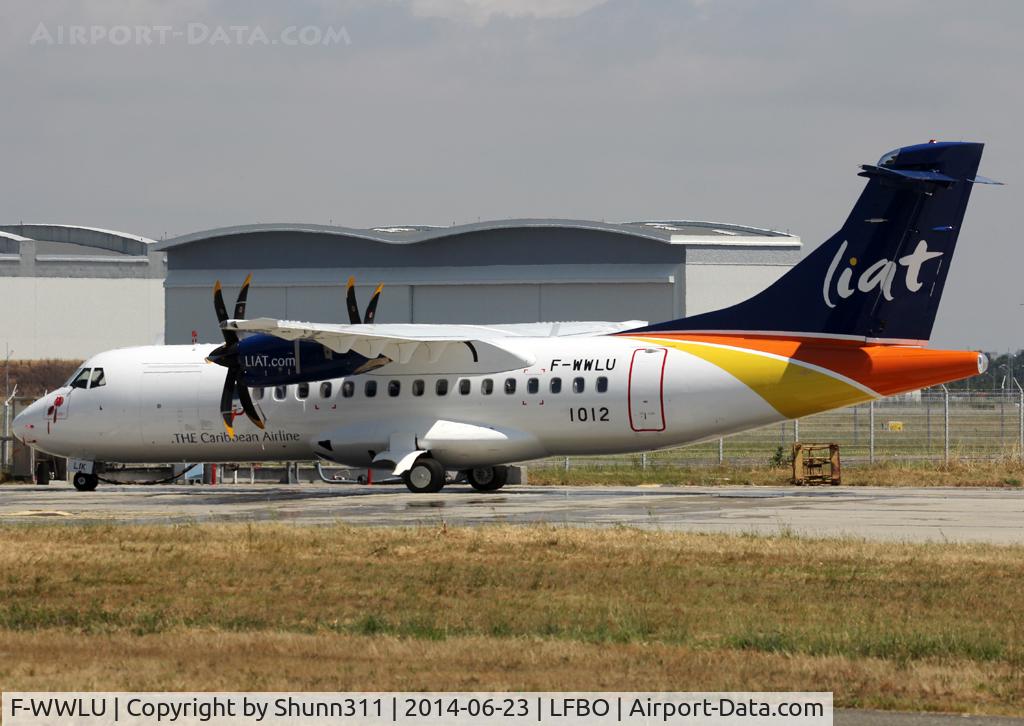 F-WWLU, 2014 ATR 42-600 C/N 1012, C/n 1012 - To be V2-LIK