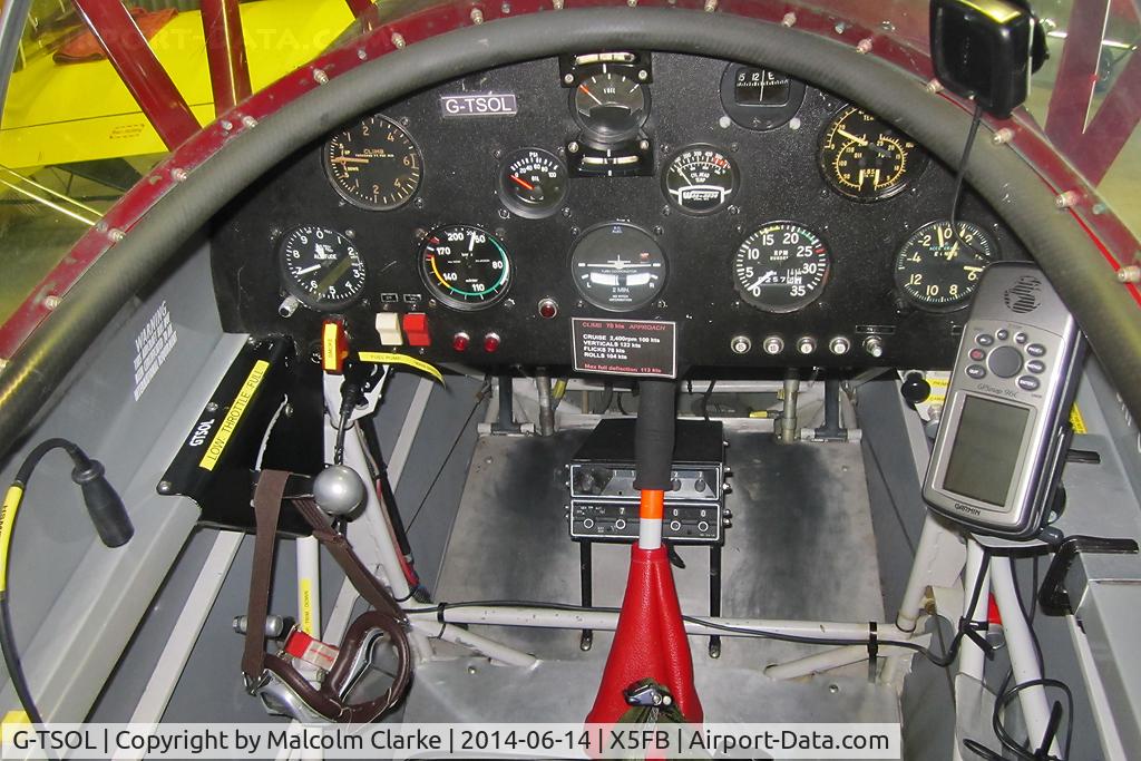 G-TSOL, 1991 EAA Acro Sport I C/N PFA 072-11391, EAA Acro Sport 1, Fishburn Airfield UK, June 14th 2014.