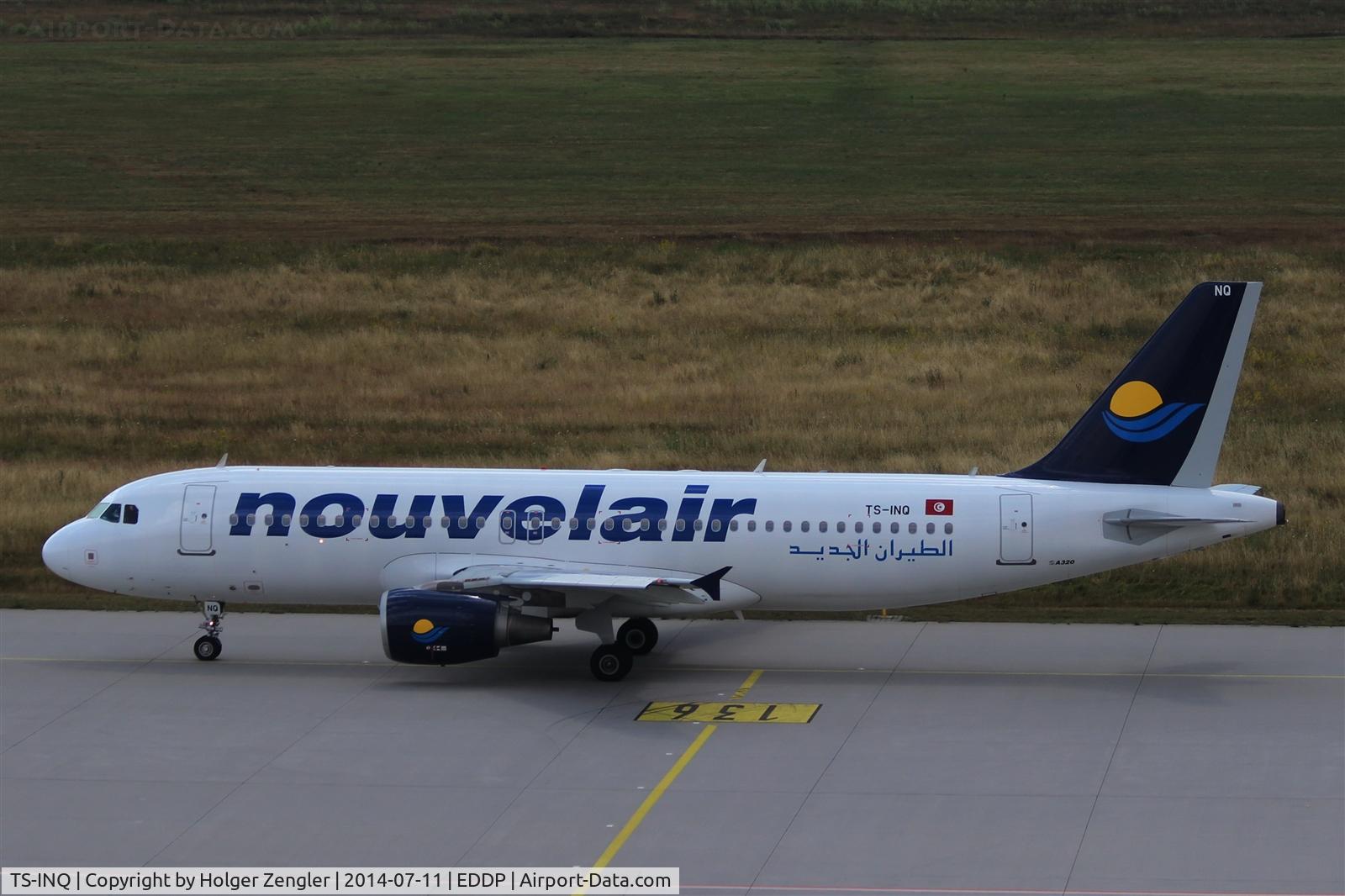 TS-INQ, 2004 Airbus A320-214 C/N 2158, On taxi to rwy 08L...