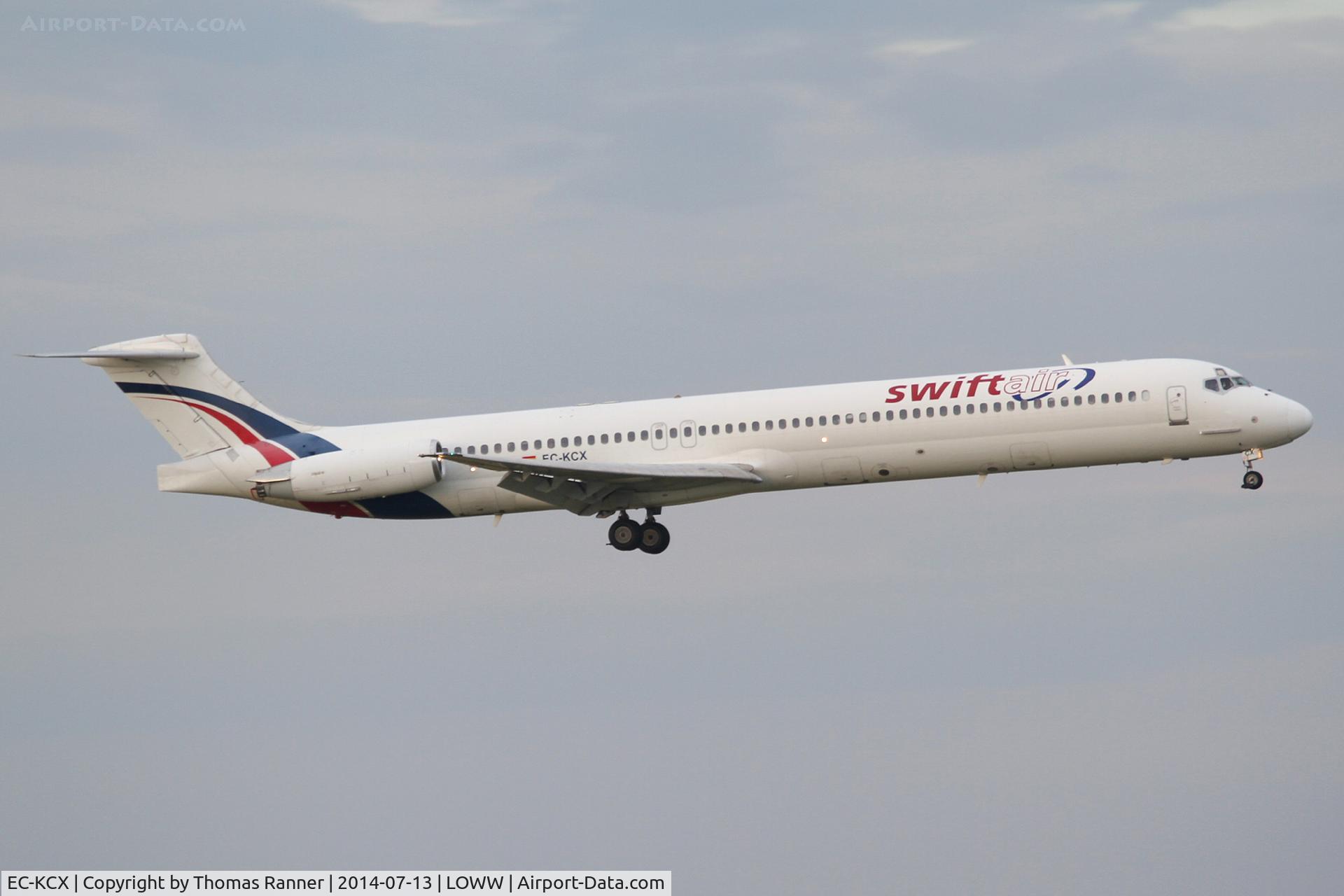 EC-KCX, 1988 McDonnell Douglas MD-83 (DC-9-83) C/N 49619, Swiftair MD83