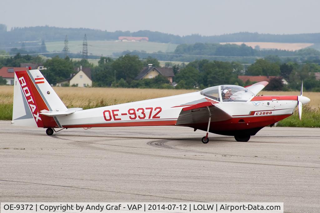OE-9372, Scheibe SF-25C Falke C/N 44459, Scheibe SF-25