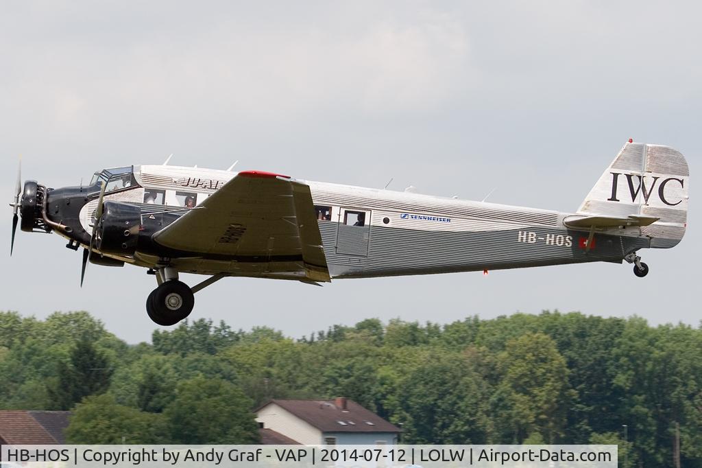 HB-HOS, 1939 Junkers Ju-52/3m g4e C/N 6580, JU Air JU-52
