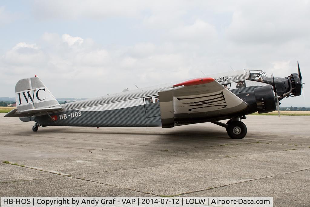 HB-HOS, 1939 Junkers Ju-52/3m g4e C/N 6580, JU Air JU-52