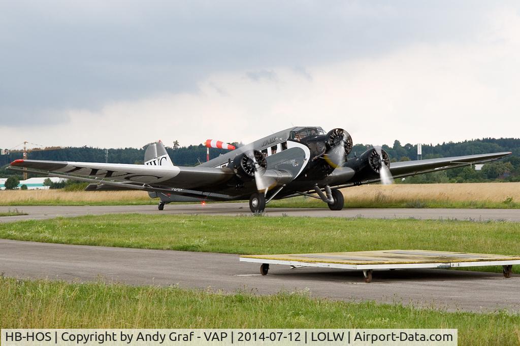 HB-HOS, 1939 Junkers Ju-52/3m g4e C/N 6580, JU Air JU-52