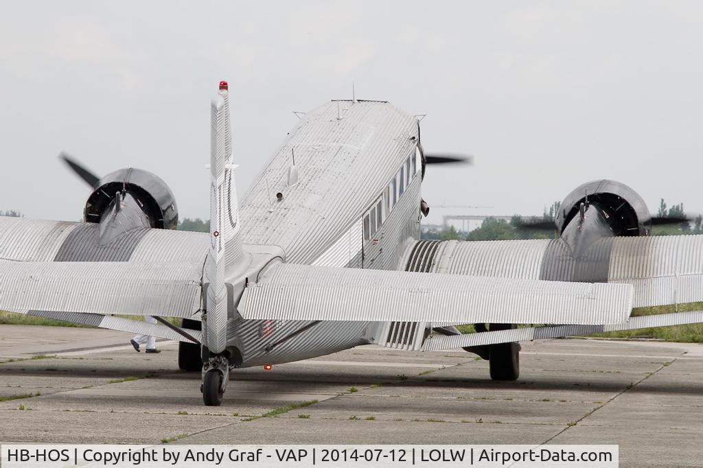 HB-HOS, 1939 Junkers Ju-52/3m g4e C/N 6580, JU Air JU-52