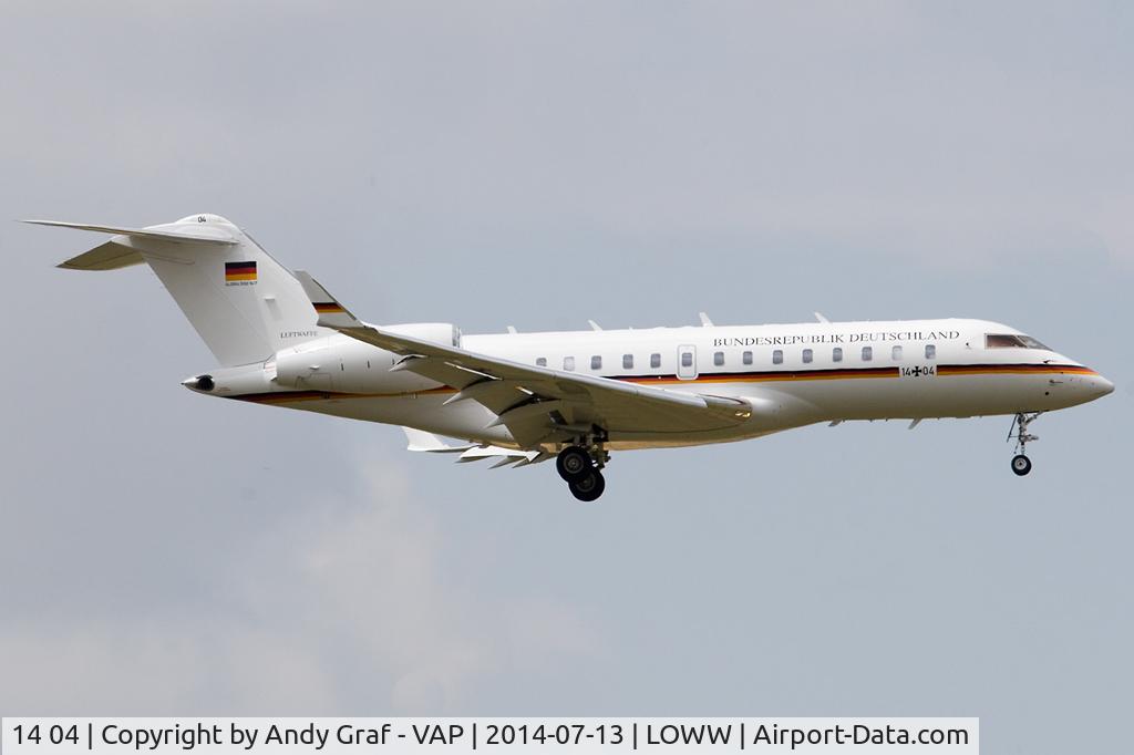 14 04, 2011 Bombardier BD-700-1A11 Global 5000 C/N 9417, German Air Force BD700