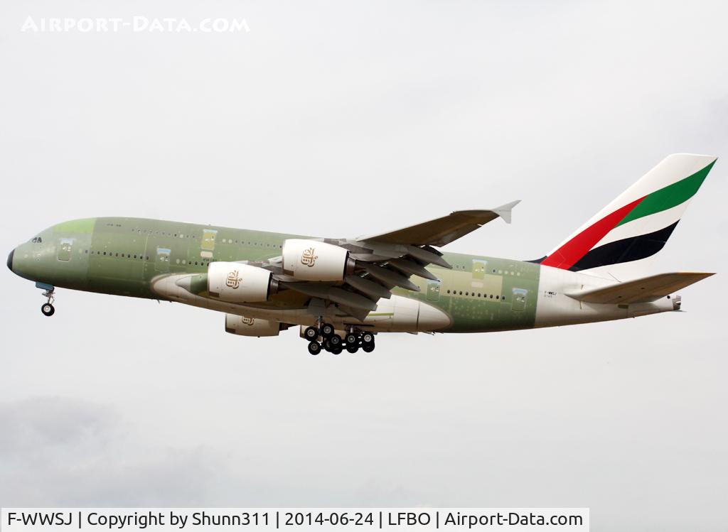 F-WWSJ, 2014 Airbus A380-861 C/N 165, C/n 0165 - For Emirates as A6-EOC