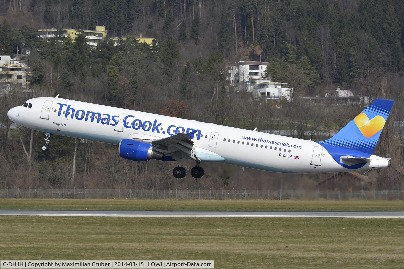 G-DHJH, 2000 Airbus A321-211 C/N 1238, Thomas Cook