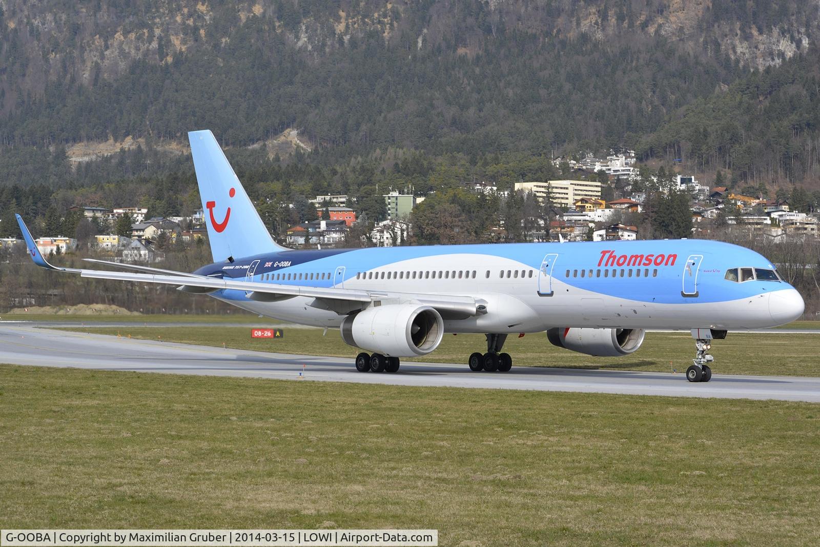 G-OOBA, 2000 Boeing 757-28A C/N 32446, Thomson Airways