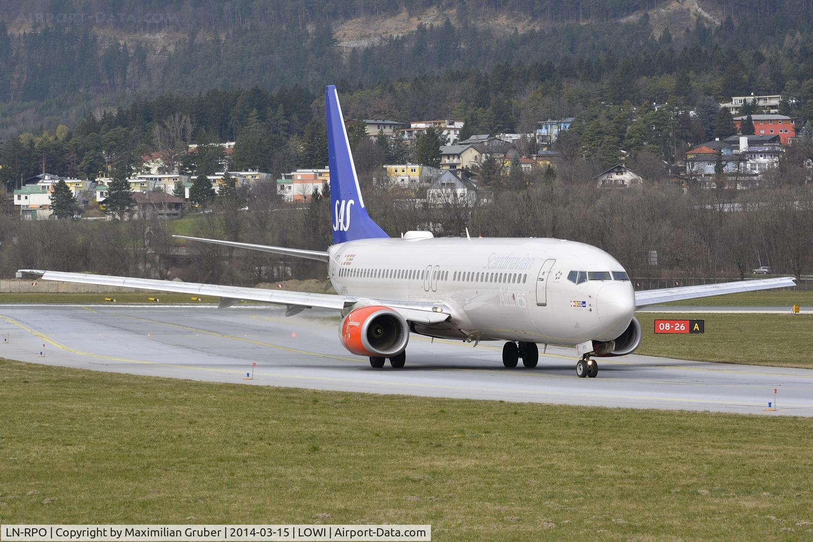 LN-RPO, 2000 Boeing 737-883 C/N 30467, SAS Scandinavian Airlines