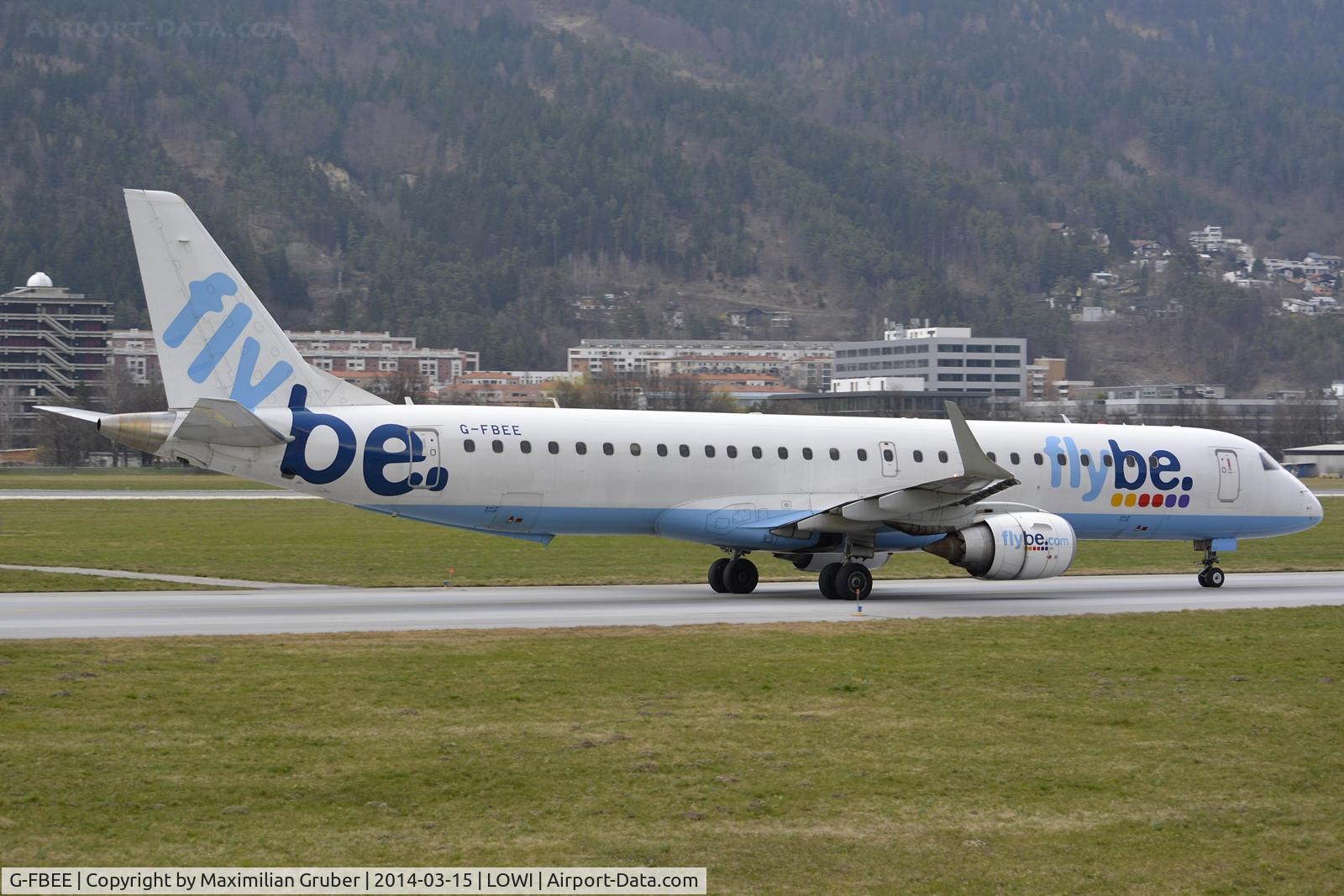 G-FBEE, 2007 Embraer 195LR (ERJ-190-200LR) C/N 19000093, FlyBe