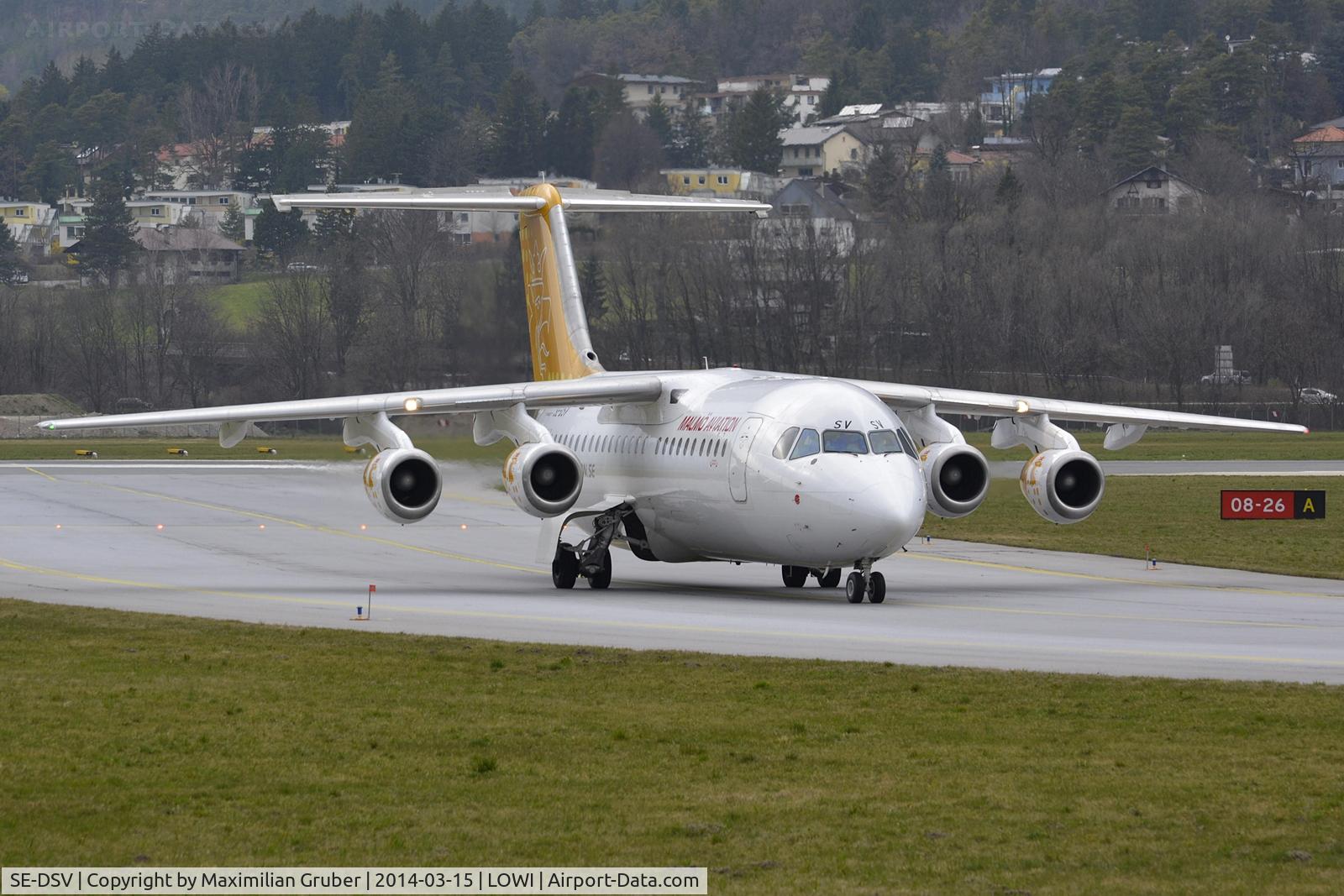 SE-DSV, 1994 British Aerospace Avro 146-RJ100A C/N E3250, Malmö Aviation