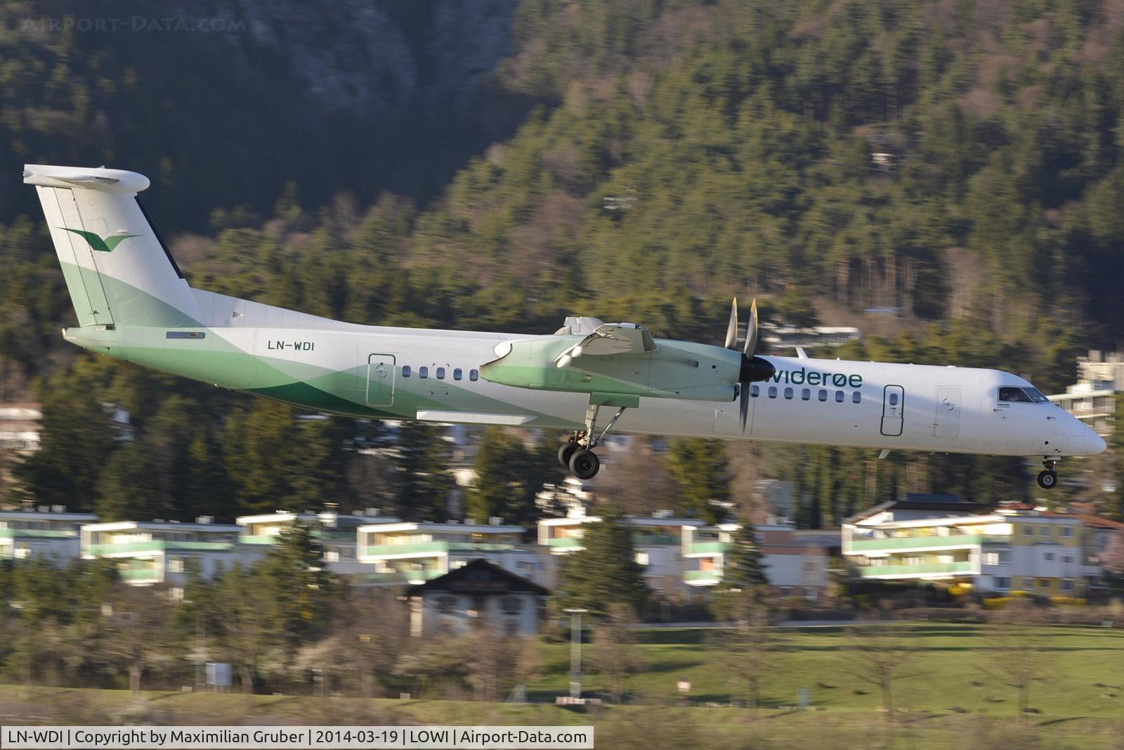 LN-WDI, 2009 De Havilland Canada DHC-8-402Q Dash 8 C/N 4286, Widerøe