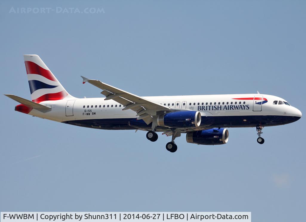 F-WWBM, 2014 Airbus A320-232 C/N 6155, C/n 6155 - To be G-EUYX