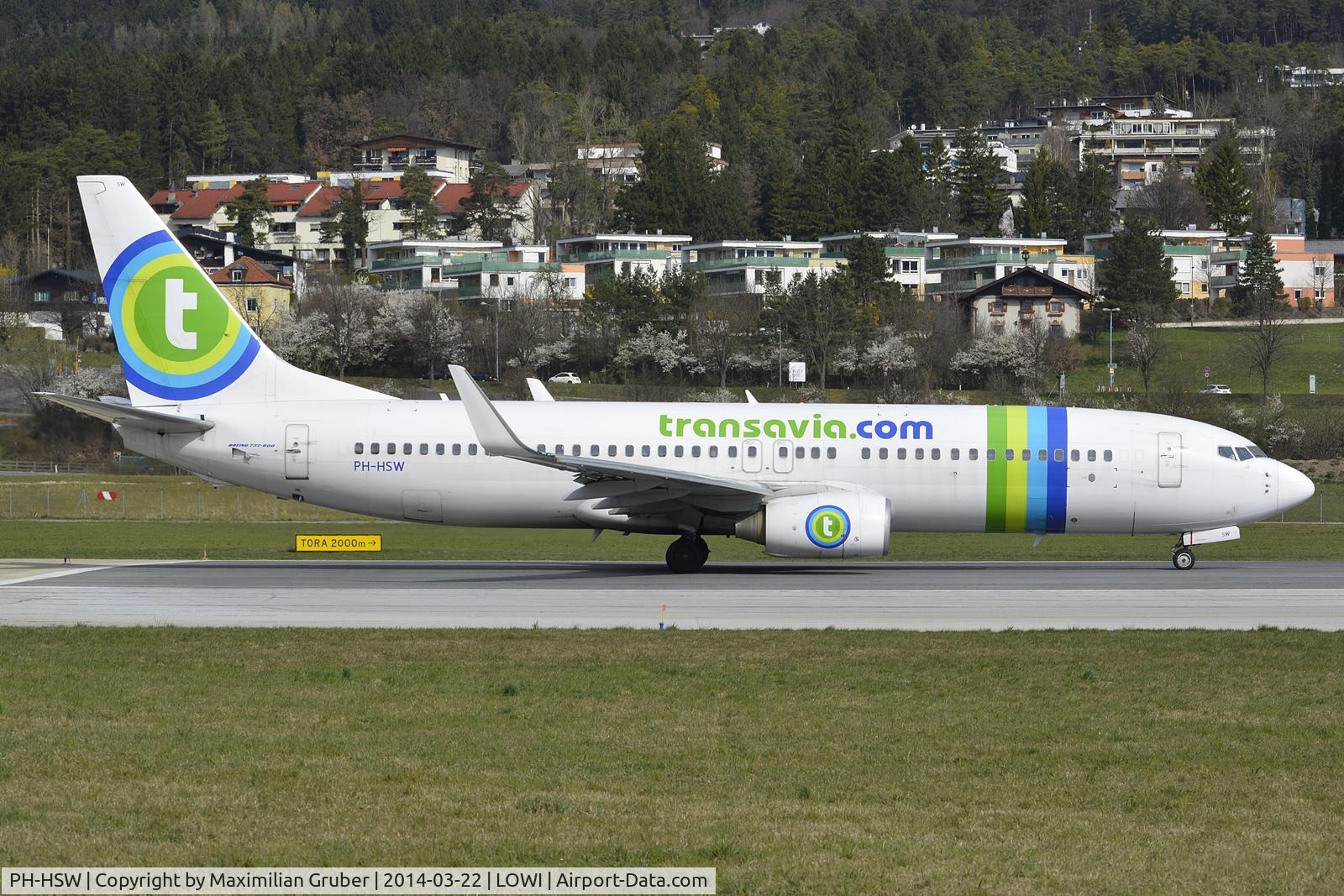 PH-HSW, 2009 Boeing 737-8K2 C/N 37160, Transavia