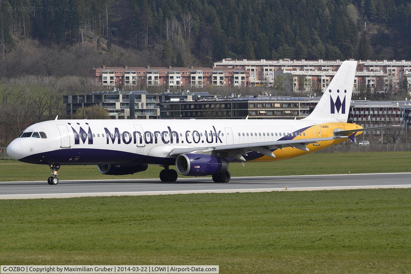 G-OZBO, 2000 Airbus A321-231 C/N 1207, Monarch Airlines