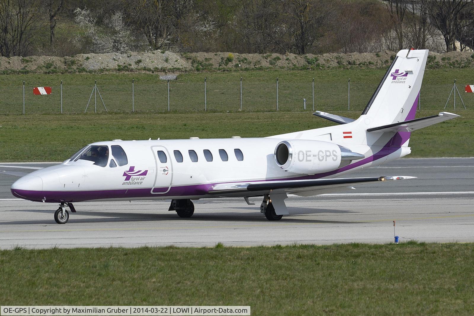 OE-GPS, 1998 Cessna 550 Citation Bravo C/N 550-0837, Tyrol Air Ambulance