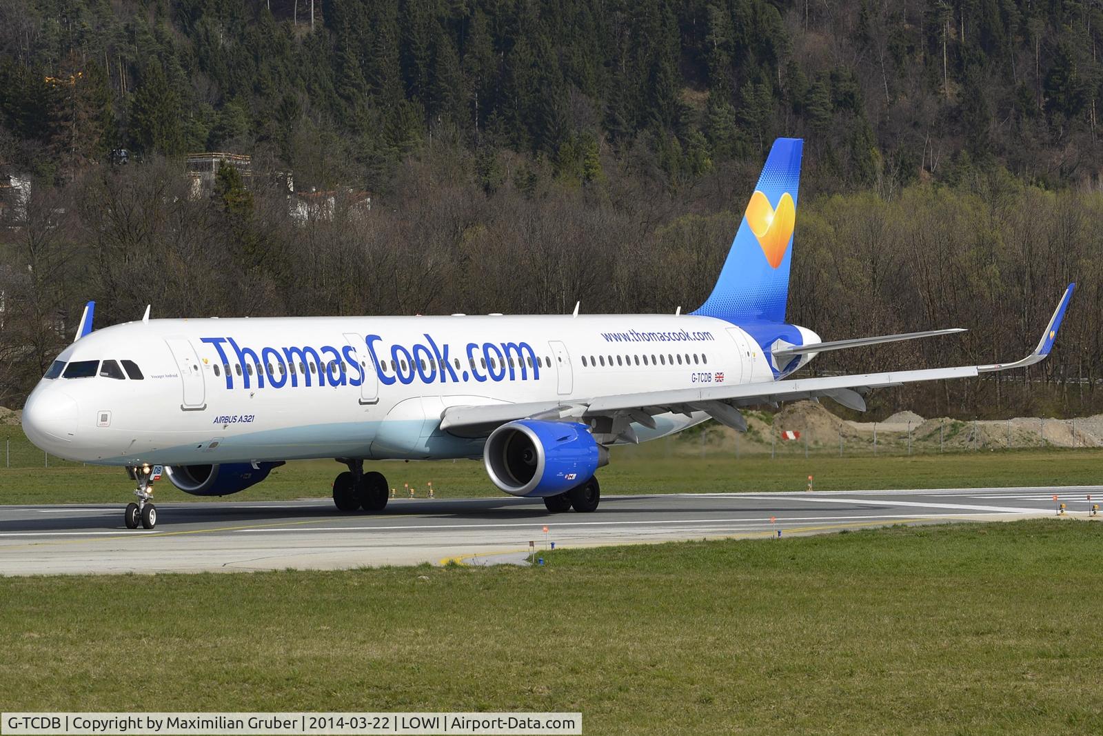 G-TCDB, 2013 Airbus A321-211 C/N 5603, Thomas Cook