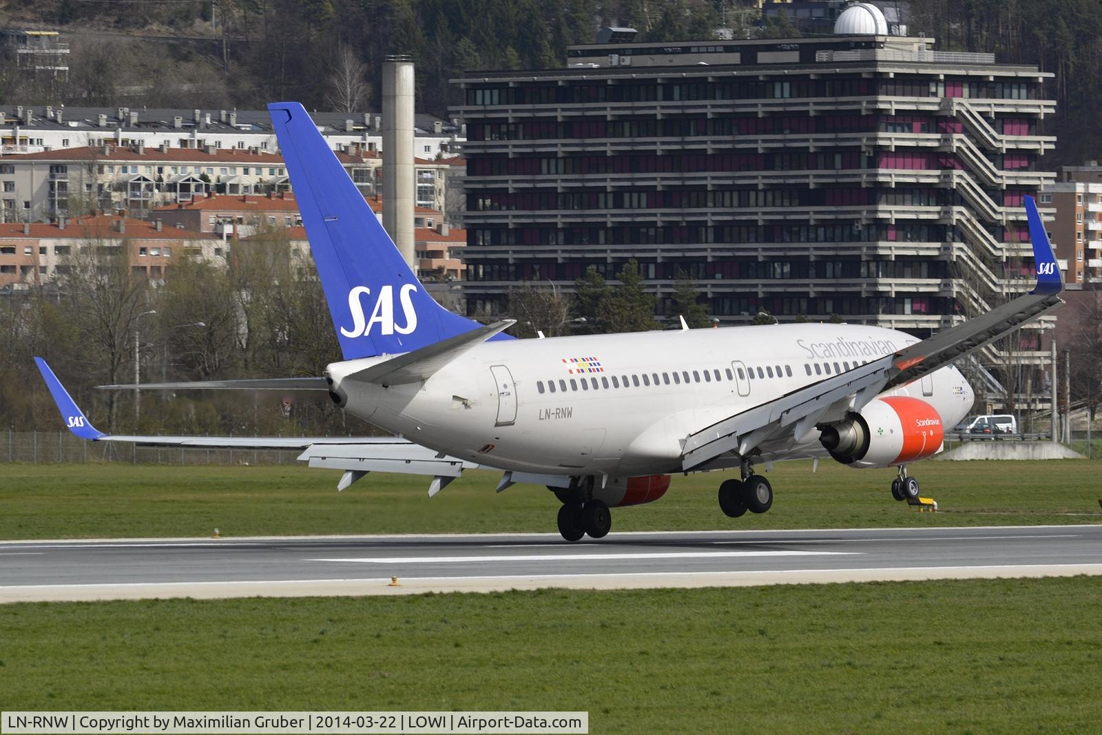 LN-RNW, 2010 Boeing 737-783 C/N 34549, SAS Scandinavian Airlines