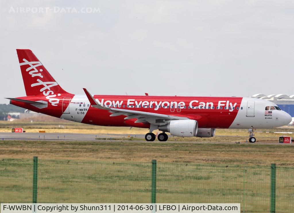 F-WWBN, 2014 Airbus A320-216 C/N 6158, C/n 6158 - To be 9M-AJP