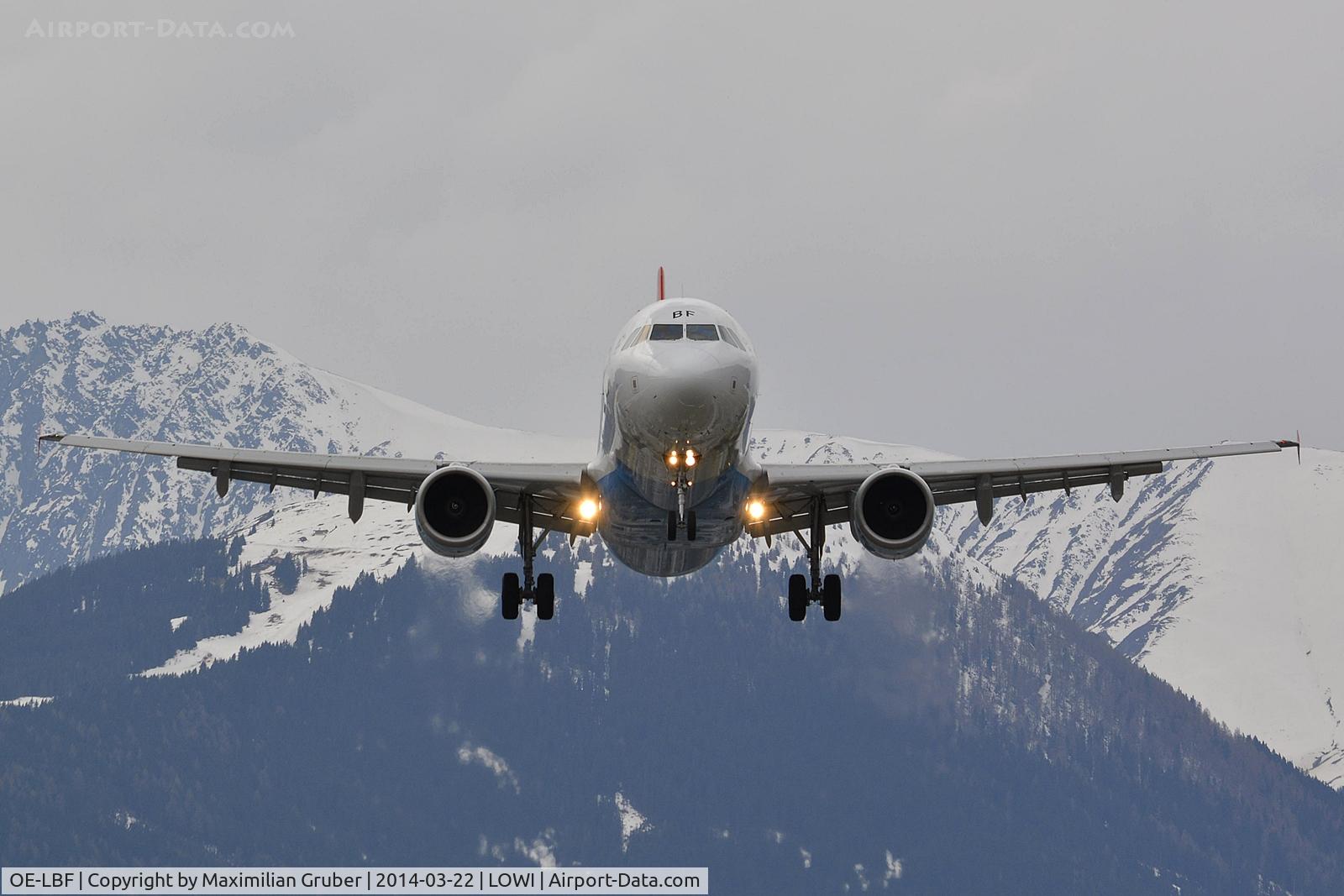 OE-LBF, 2001 Airbus A321-211 C/N 1458, Austrian (Tyrolean)