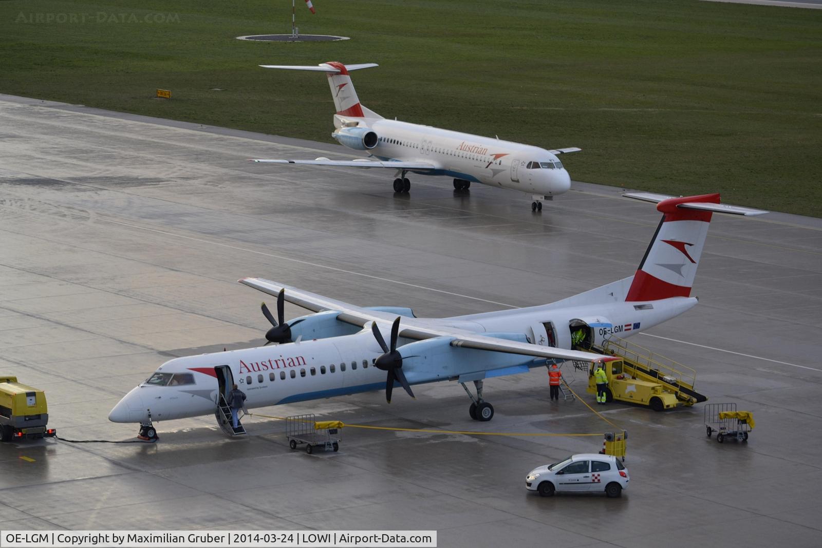 OE-LGM, 2010 De Havilland Canada DHC-8-402Q Dash 8 C/N 4319, Austrian (Tyrolean)