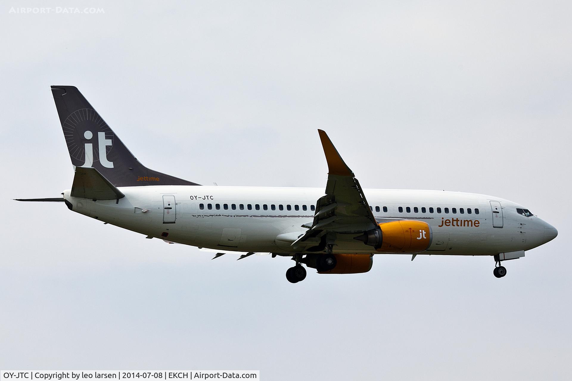 OY-JTC, 1987 Boeing 737-3L9 C/N 23718, Copenhagen Kastrup 8.7.14
