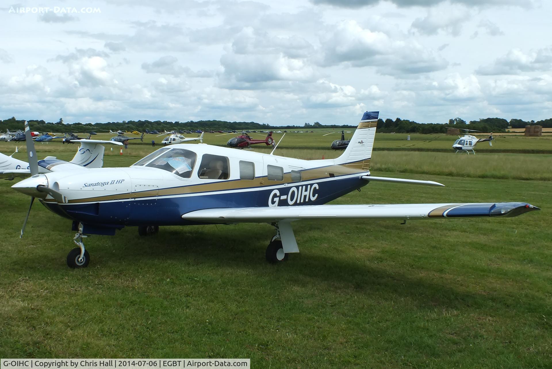 G-OIHC, 2000 Piper PA-32R-301 Saratoga II HP C/N 32-46163, visitor at Turweston