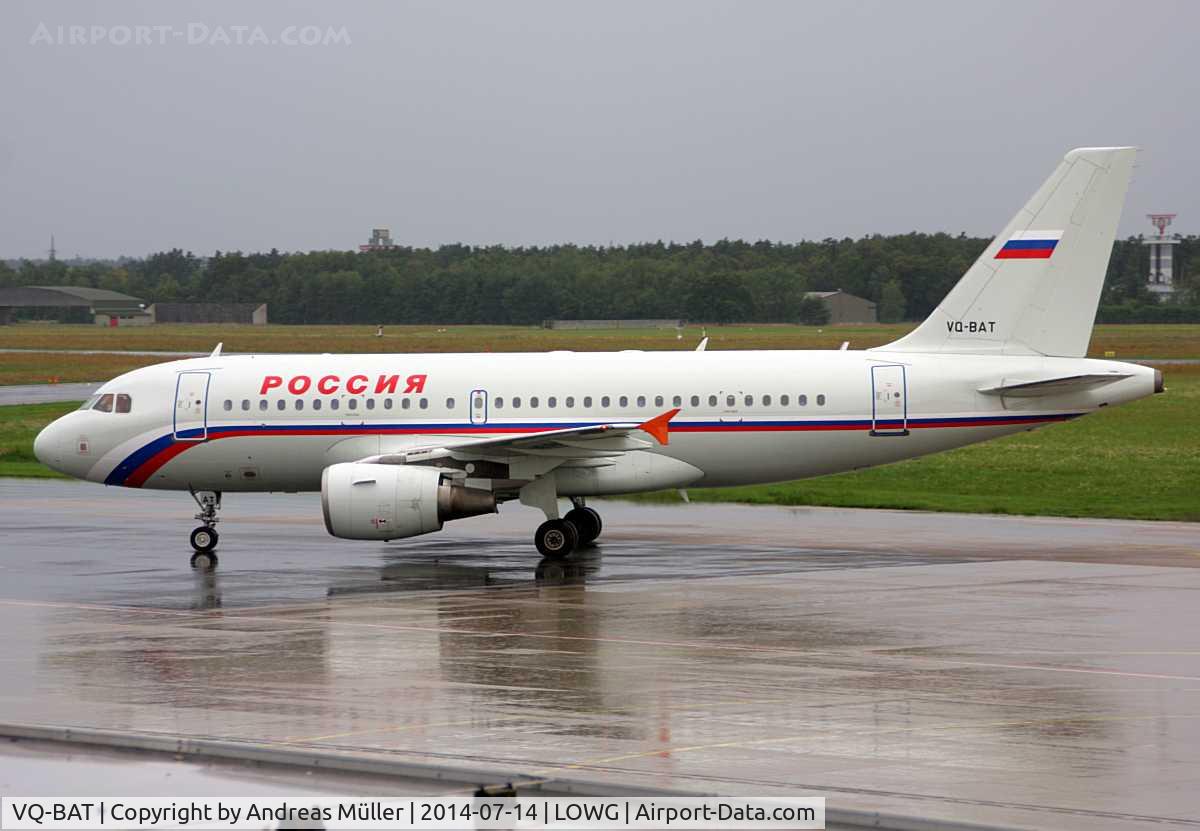VQ-BAT, 2002 Airbus A319-111 C/N 1876, Arrived from St. Petersburg.