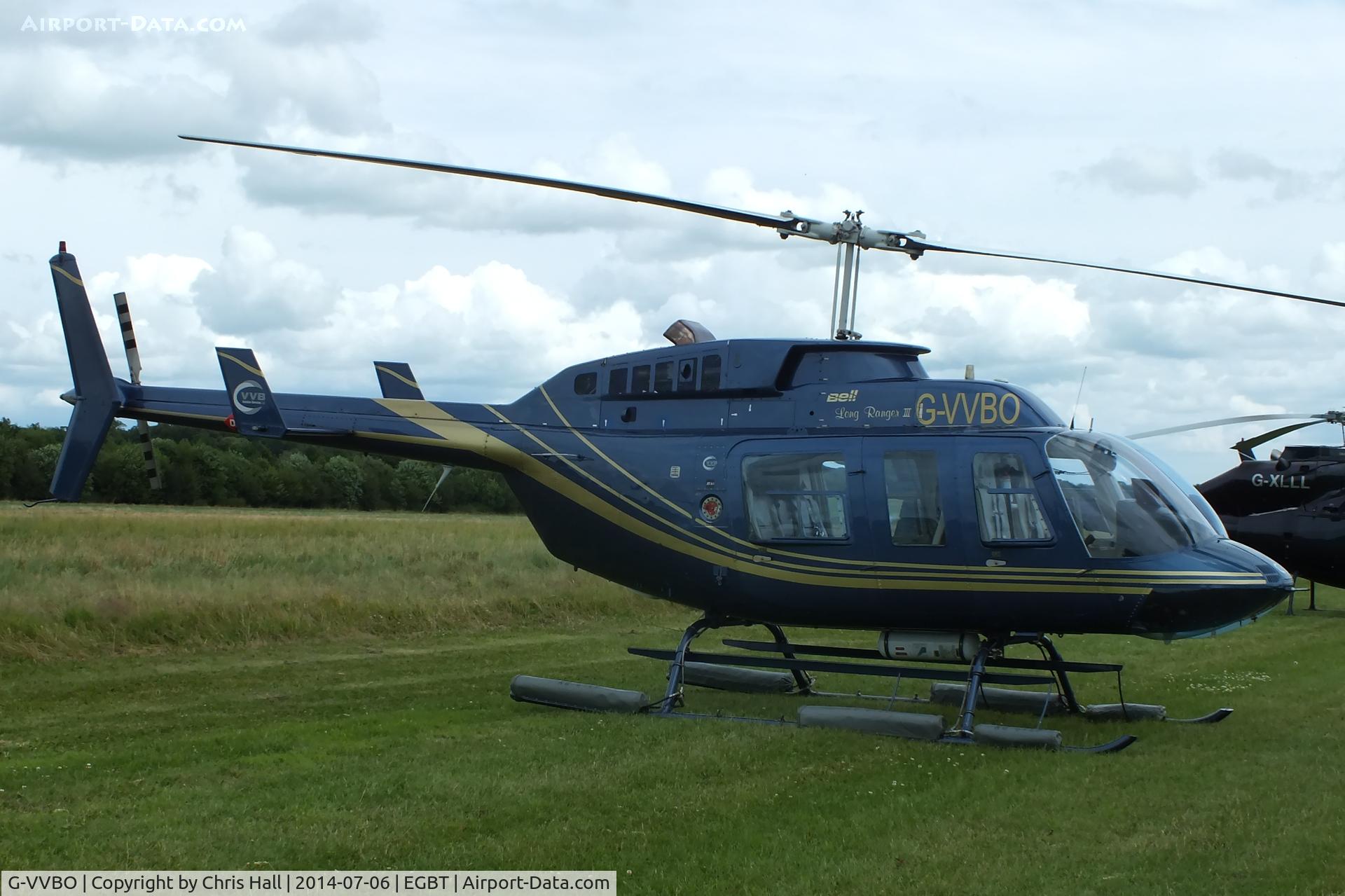 G-VVBO, 1989 Bell 206L-3 LongRanger III C/N 51284, ferrying race fans to the British F1 Grand Prix at Silverstone