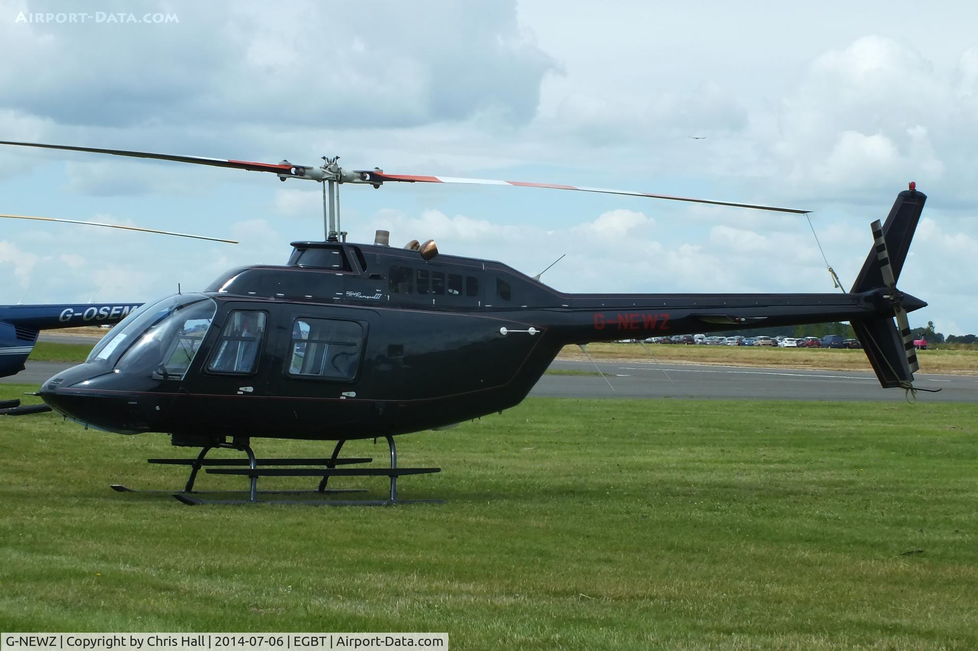 G-NEWZ, 1998 Bell 206B JetRanger III C/N 4475, ferrying race fans to the British F1 Grand Prix at Silverstone