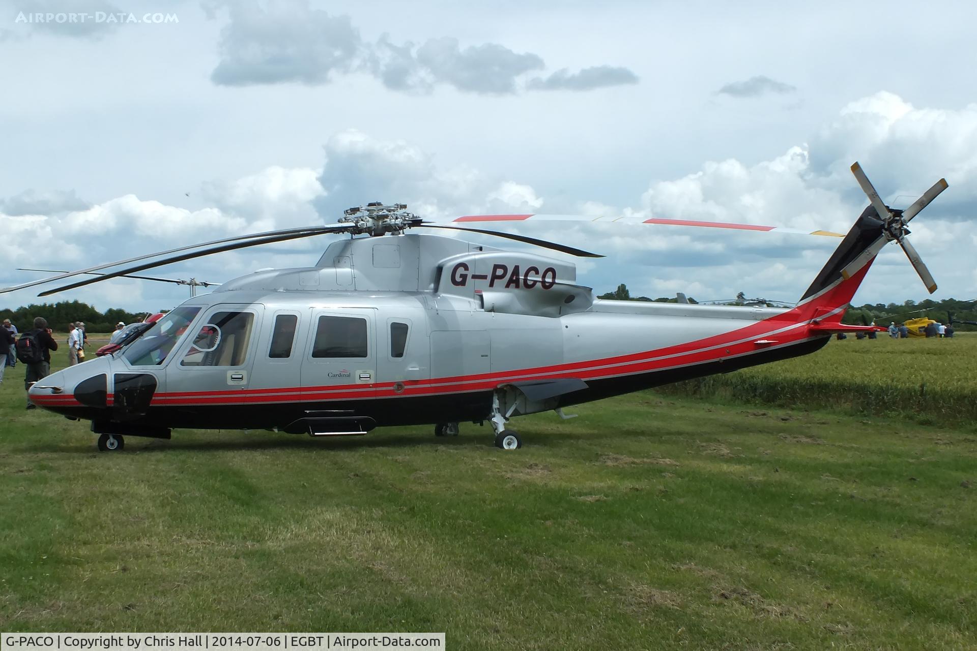 G-PACO, 2009 Sikorsky S-76C C/N 760782, ferrying race fans to the British F1 Grand Prix at Silverstone