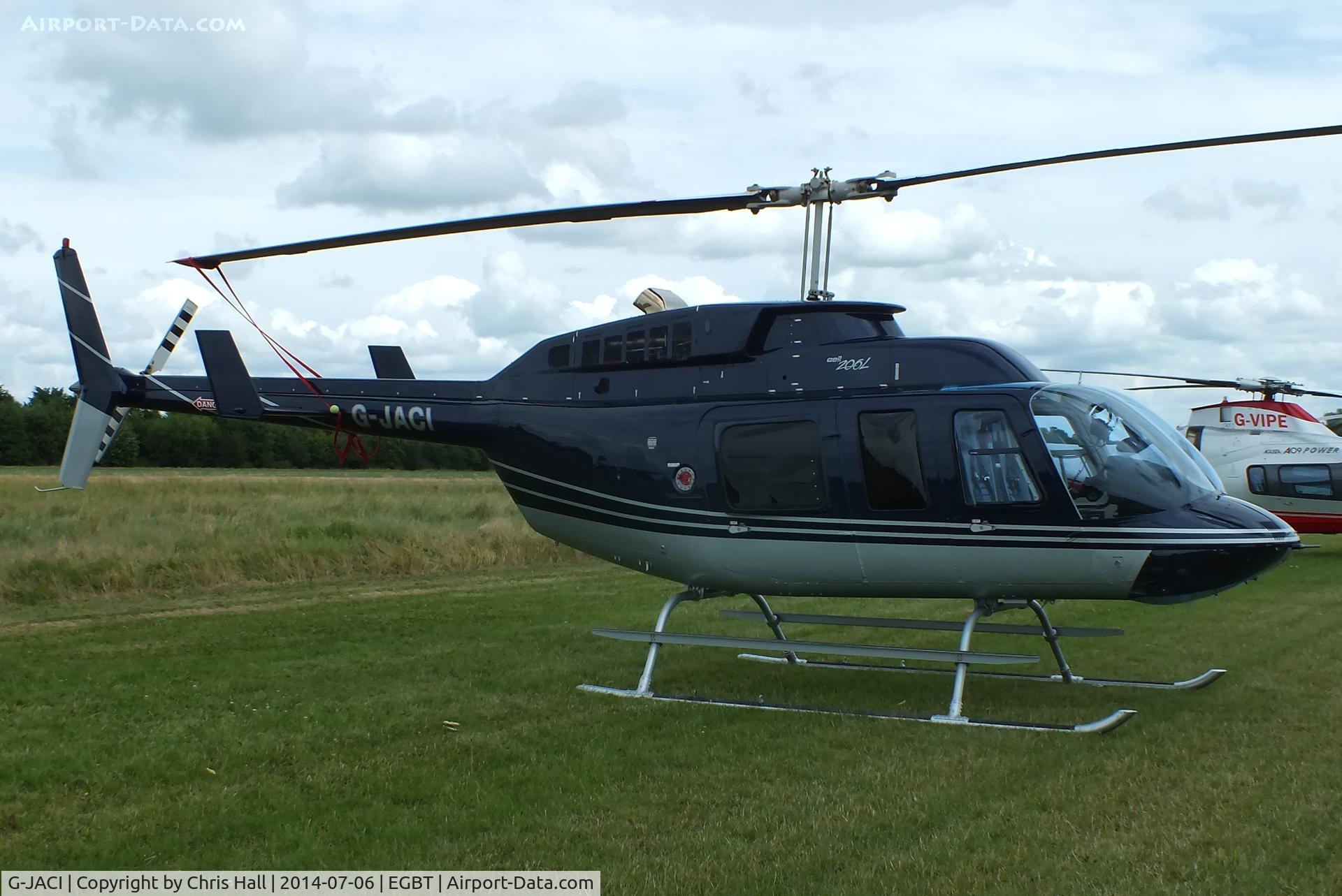 G-JACI, 2008 Bell 206L-4 LongRanger IV LongRanger C/N 52381, ferrying race fans to the British F1 Grand Prix at Silverstone