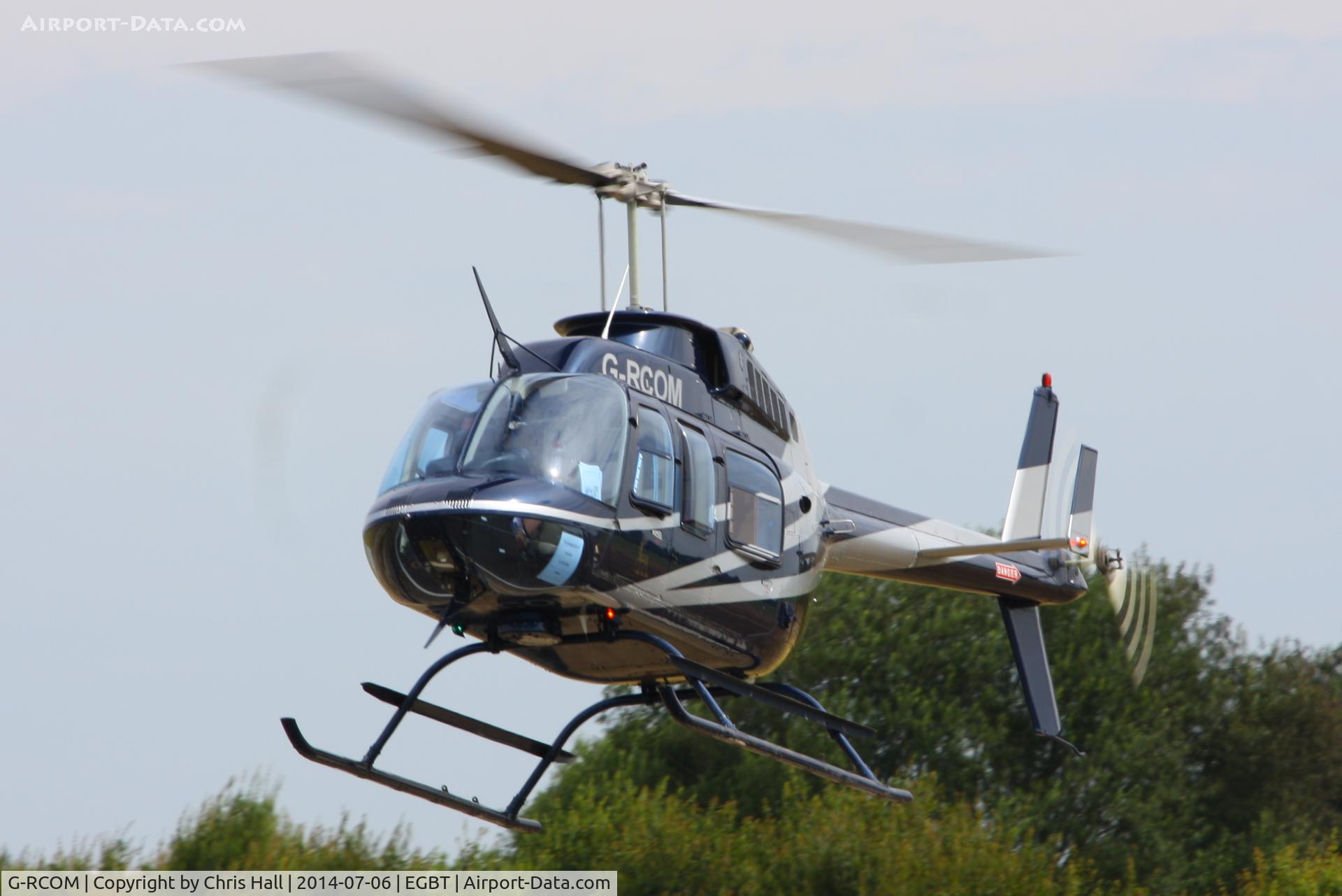 G-RCOM, 1992 Bell 206L-3 LongRanger III C/N 51599, ferrying race fans to the British F1 Grand Prix at Silverstone