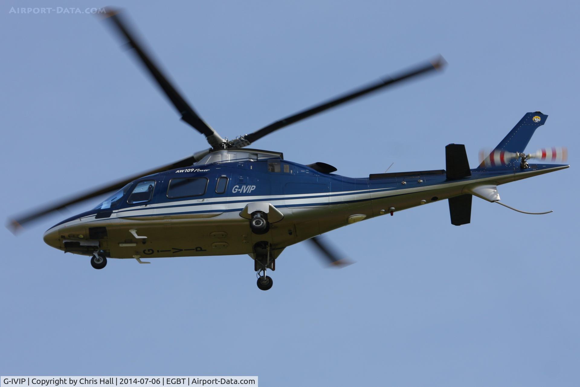 G-IVIP, 2003 Agusta A-109E Power C/N 11208, ferrying race fans to the British F1 Grand Prix at Silverstone
