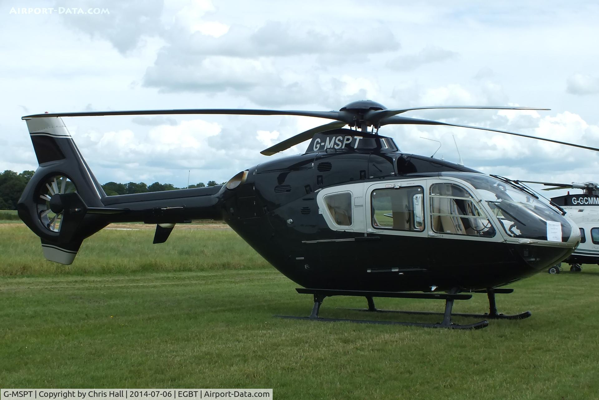 G-MSPT, 2004 Eurocopter EC-135T-2 C/N 0361, ferrying race fans to the British F1 Grand Prix at Silverstone