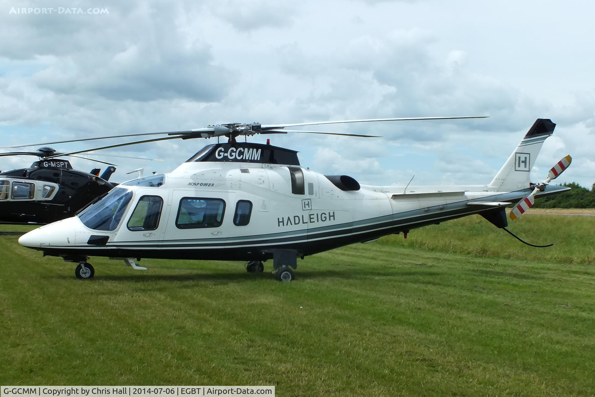 G-GCMM, 2002 Agusta A-109E Power Elite C/N 11158, ferrying race fans to the British F1 Grand Prix at Silverstone